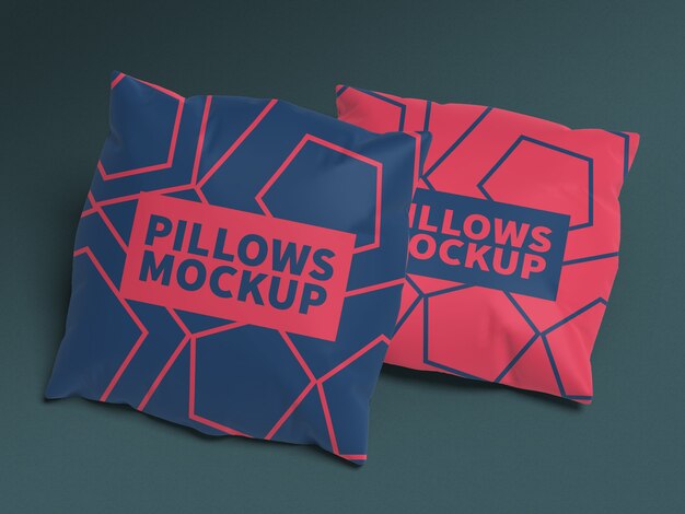 Mockup di cuscino quadrato