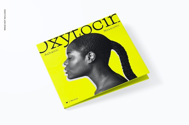 Mockup di custodia per doppio CD