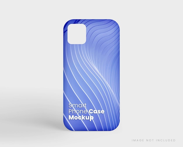 mockup di custodia per smartphone in rendering 3d