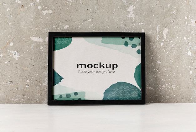 Mockup di design del telaio del paesaggio
