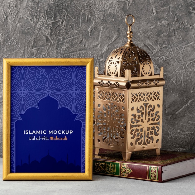 Mockup di design del telaio Ramadan