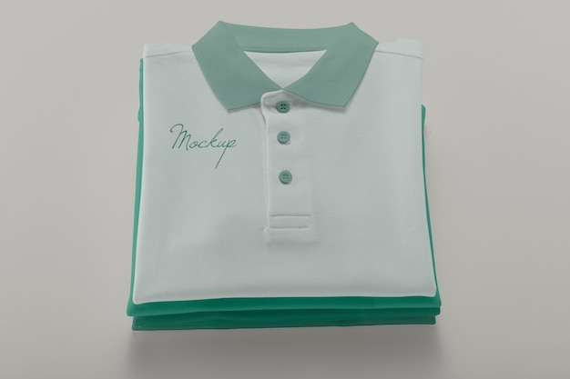 Mockup di design di polo minimalista
