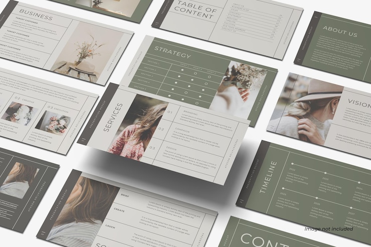 PSD mockup di diapositiva di presentazione