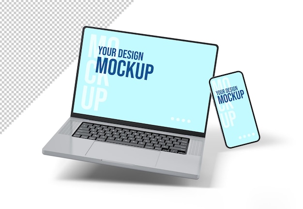 Mockup di dispositivi laptop e smartphone