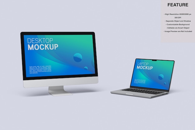 Mockup di dispositivi multipli reattivi