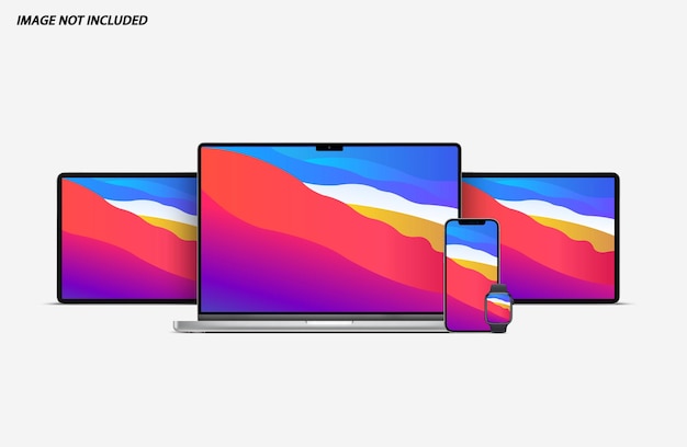 Mockup di dispositivi per computer