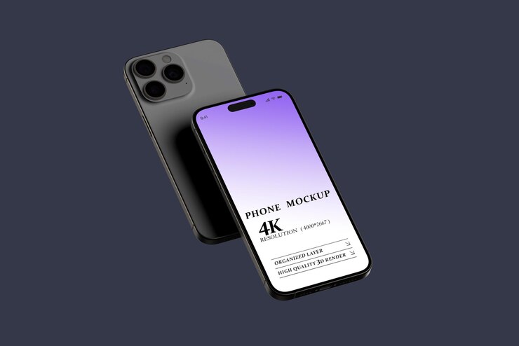 Mockup di dispositivo elettronico con sfondo modificabile