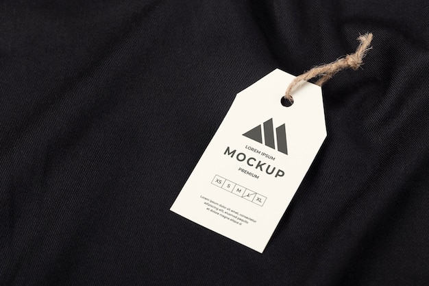 Mockup di etichette in carta ecologica