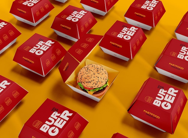 Mockup di fast food