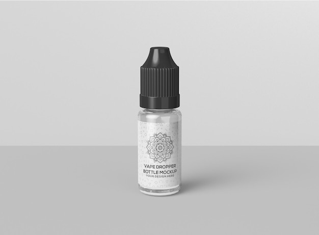 Mockup di flacone contagocce Vape