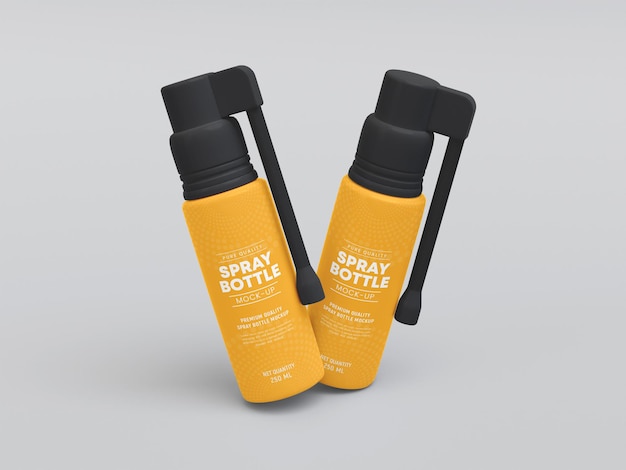 Mockup di flacone spray cosmetico