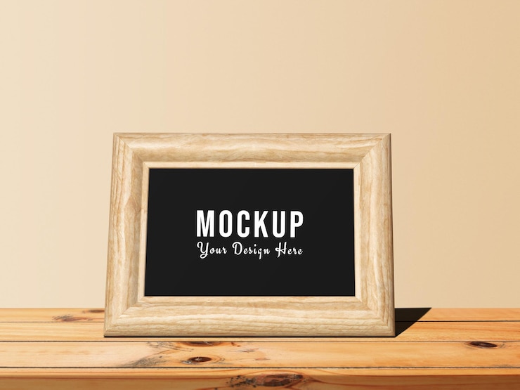 PSD mockup di frame semplice
