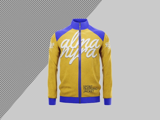 Mockup di giacca da allenamento sportiva