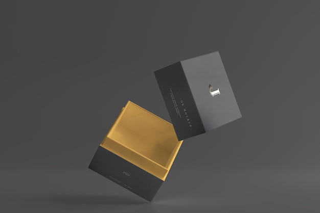 Mockup di gioielli o scatole regalo