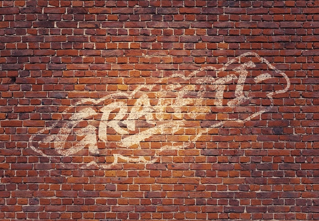 mockup di graffiti