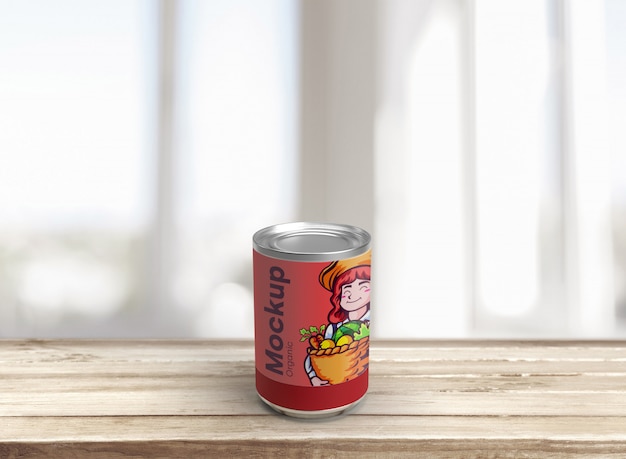 Mockup di imballaggi alimentari