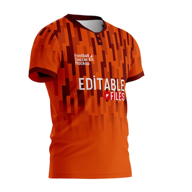 Mockup di kit da calcio