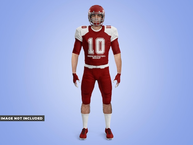 Mockup di kit da football americano