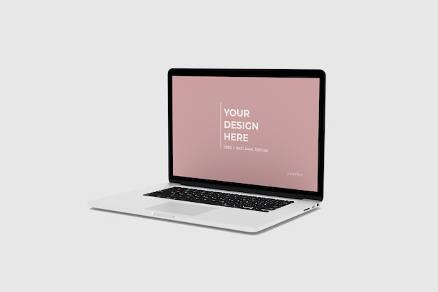 Mockup di laptop