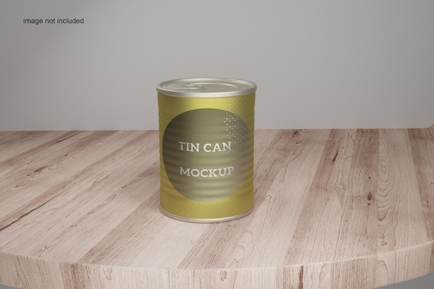 mockup di lattina