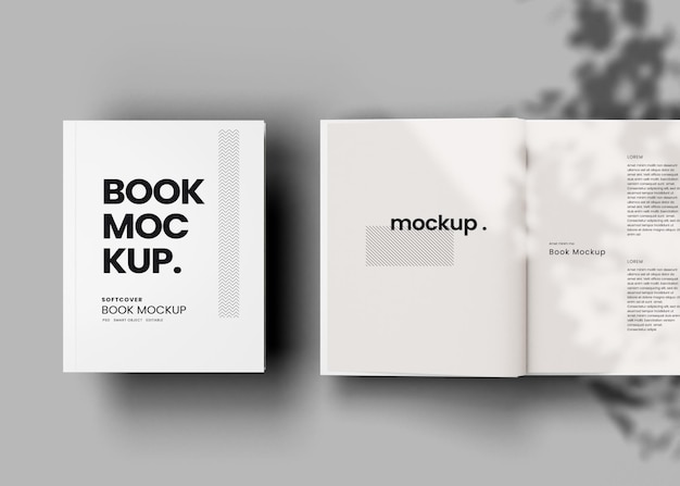 Mockup di libri e riviste