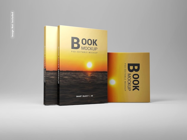 Mockup di libro con copertina rigida