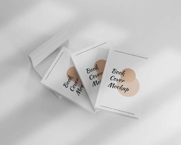 Mockup di libro con copertina rigida