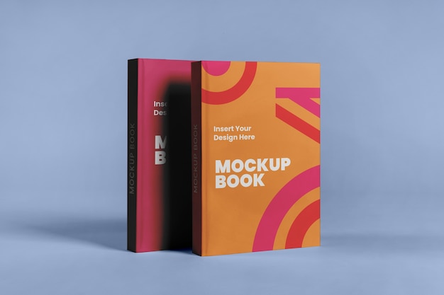 Mockup di libro in piedi