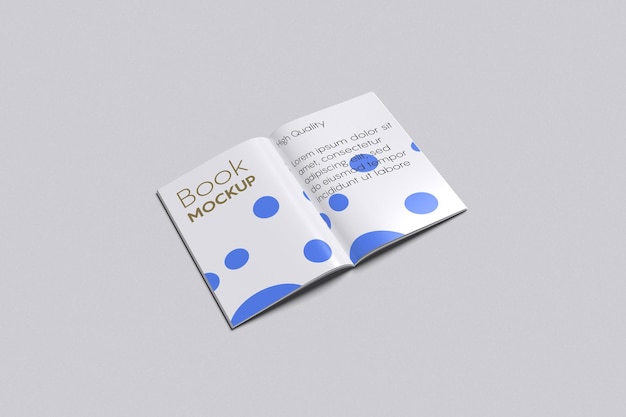 Mockup di libro Modello realistico e modificabile per la copertina Design Branding amp Publishing Presentation