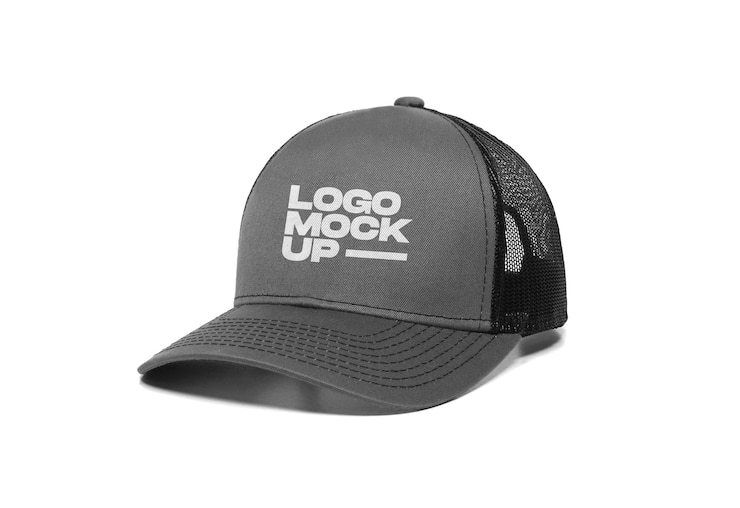 PSD mockup di logo cap sport isolato