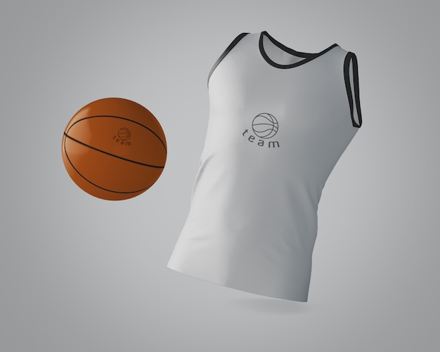 Mockup di maglie sportive con logo del marchio