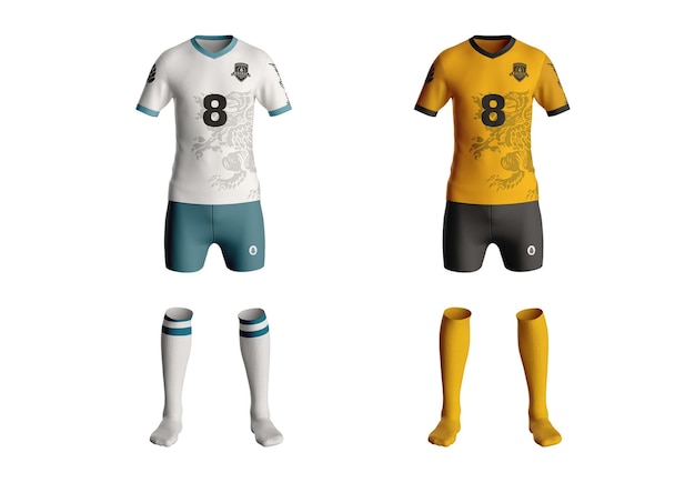 Mockup di maglietta da calcio