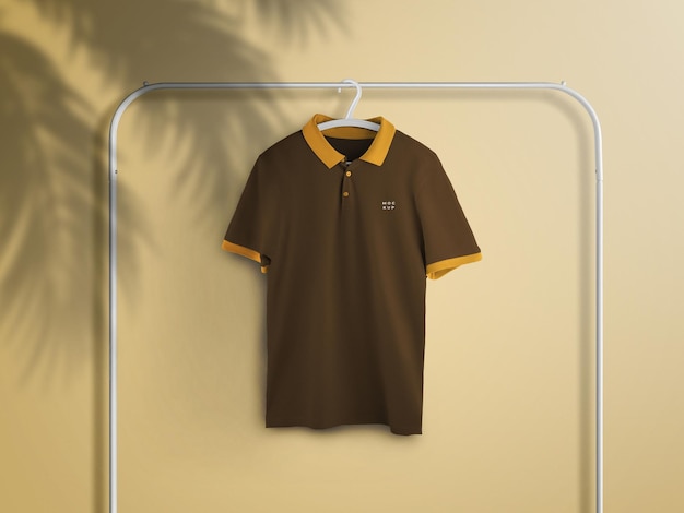 Mockup di maglietta polo