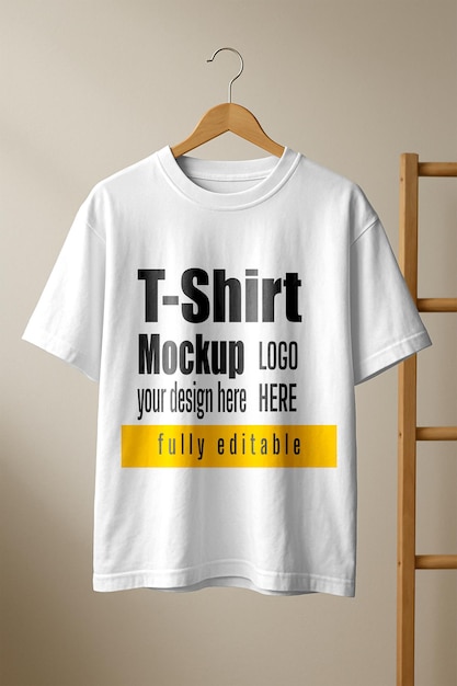 Mockup di maglietta - Presentazione del prodotto modificabile