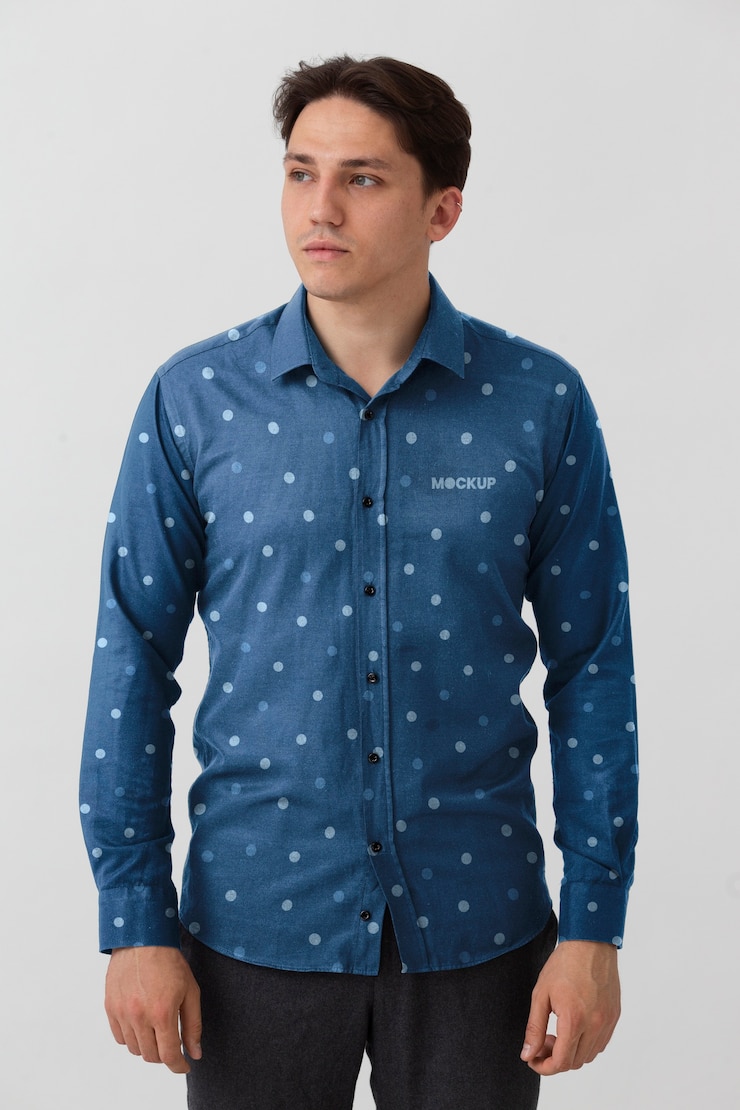 PSD mockup di mockup di camicia