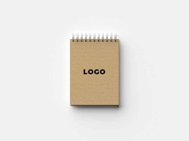 Mockup di notebook organico