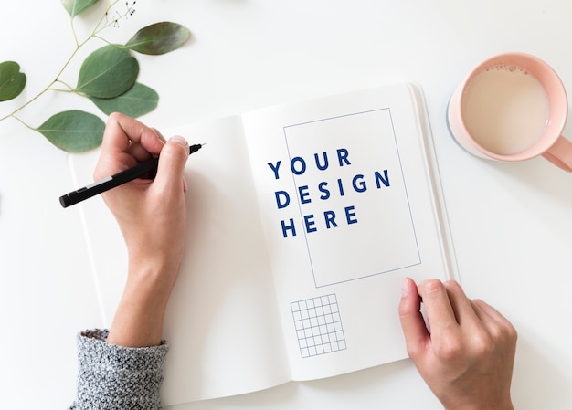 Mockup di notebook