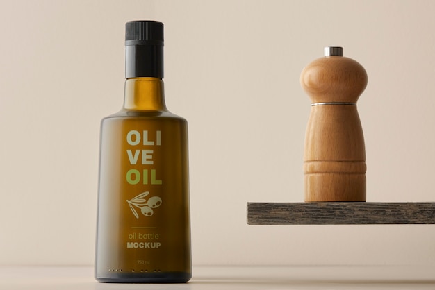 Mockup di olio d'oliva