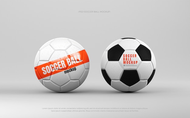 Mockup di pallone da calcio