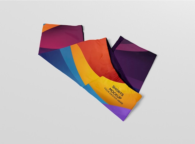 Mockup di pantaloncini da ragazza