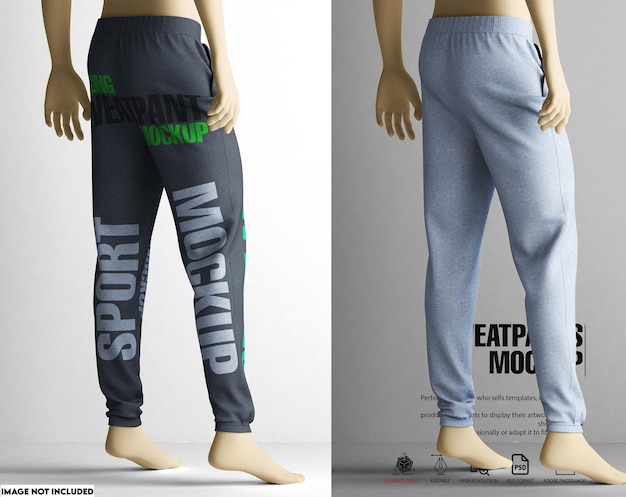 Mockup di pantaloni skinny Joggins