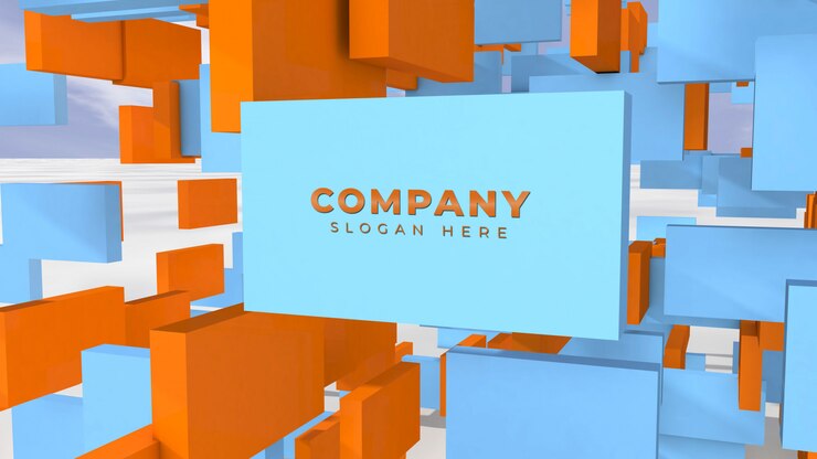 Mockup di parete casuale astratto Premium Psd