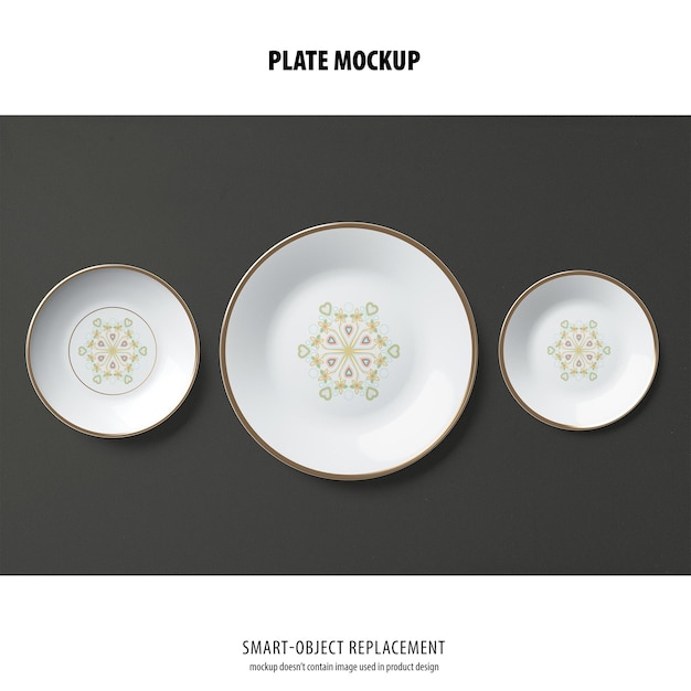 Mockup di piatto