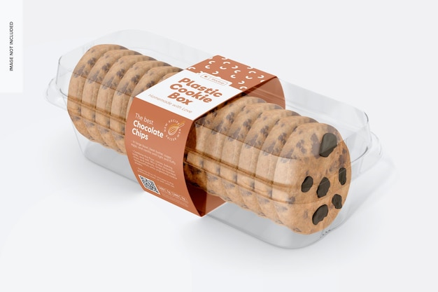 Mockup di plastica per biscotti, Perspectiva