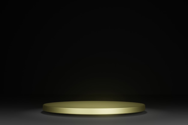 Mockup di podio vuoto rendering 3D