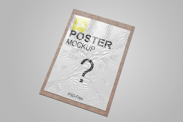 Mockup di poster A4