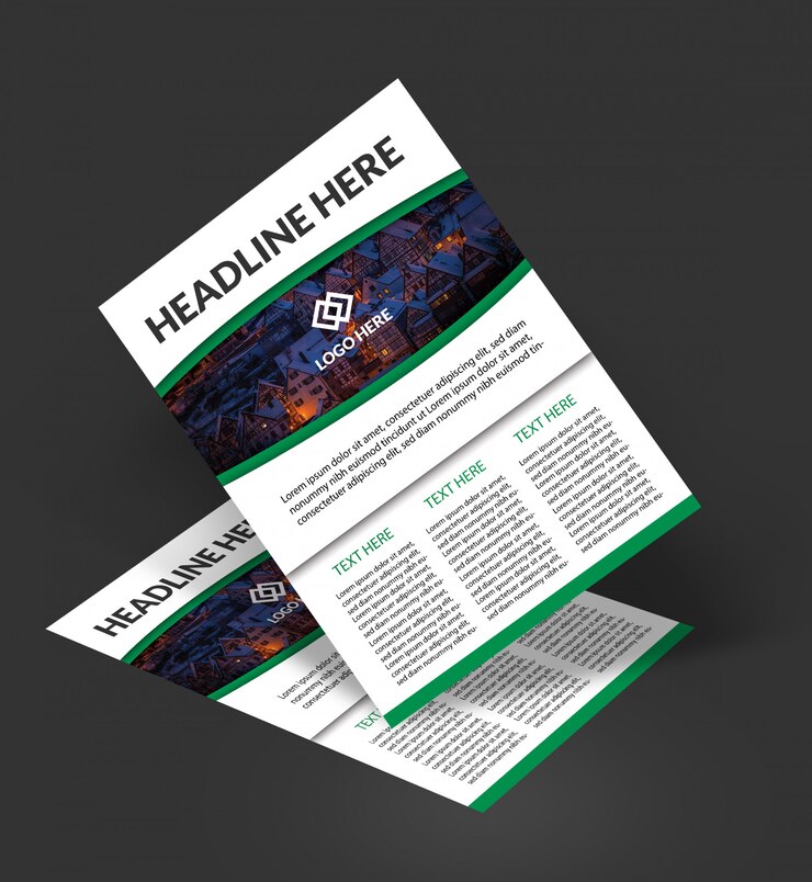 Mockup di poster / flyer A4