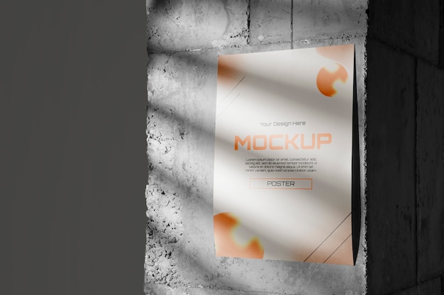 Mockup di poster in una scena elegante