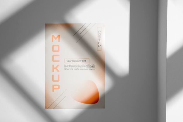 Mockup di poster in una scena elegante