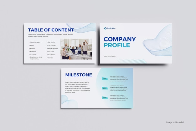 Mockup di presentazione